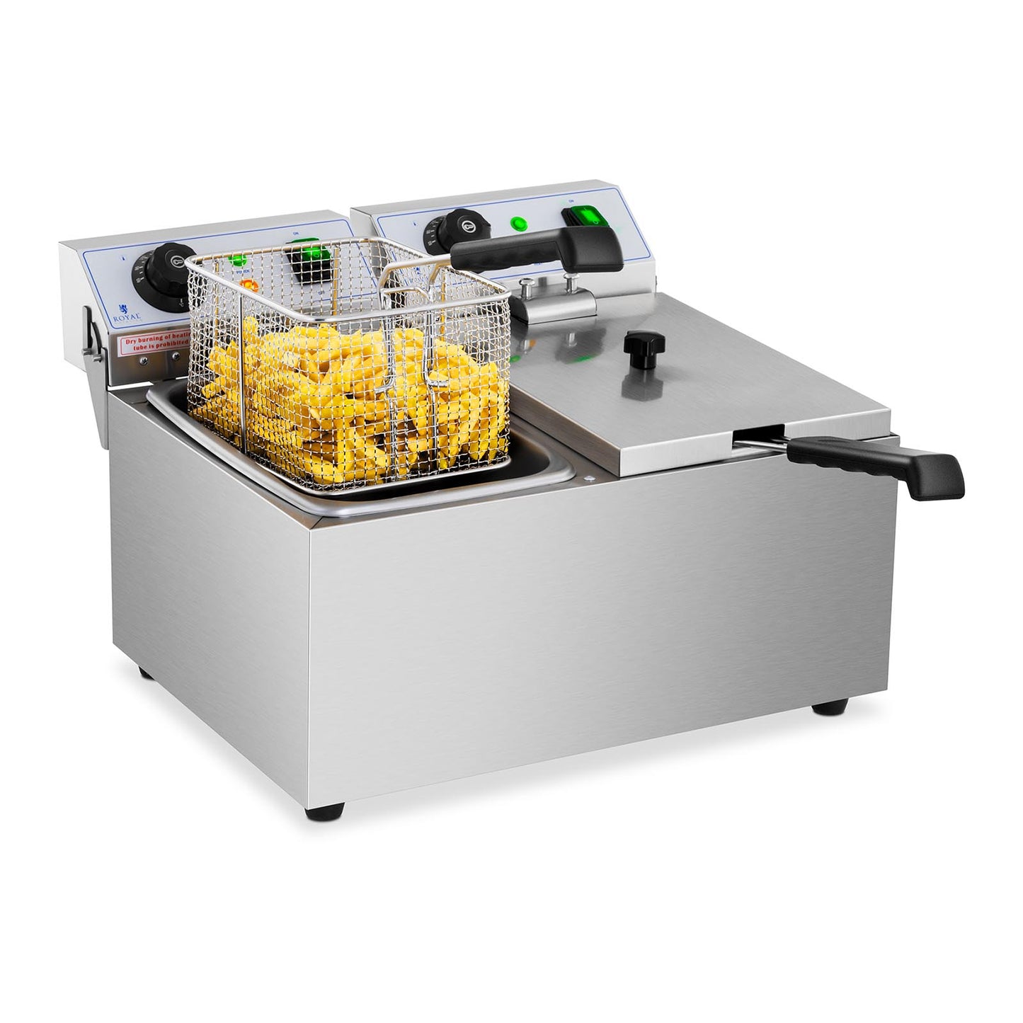 Deep Fryers – Electric catering double fryer 230 V 2 - Carlat