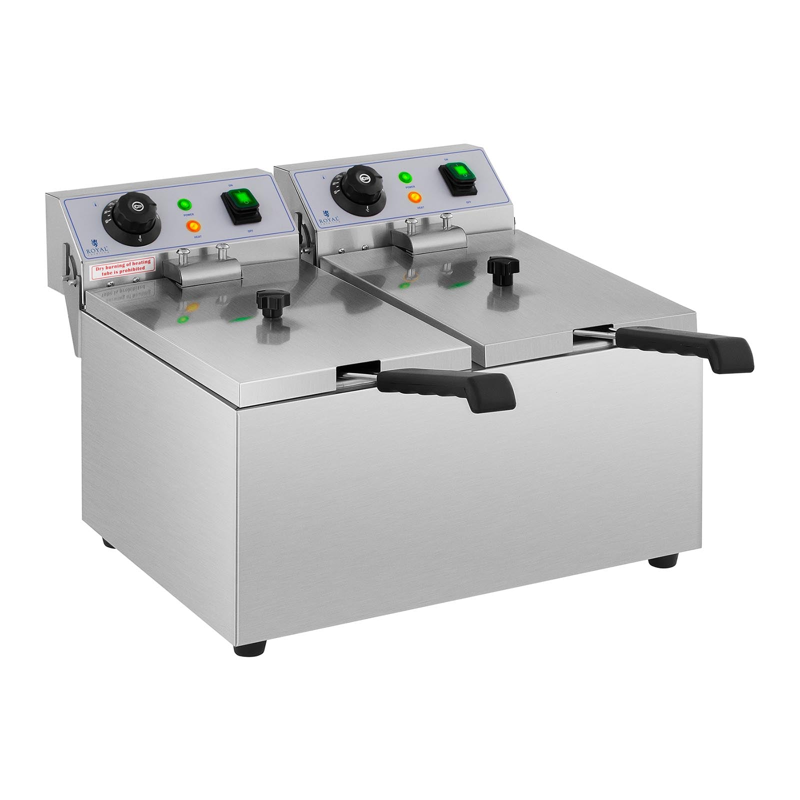 Deep Fryers – Electric catering double fryer 230 V 2 - Carlat