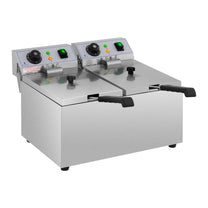 Deep Fryers – Electric catering double fryer 230 V 2 - Carlat