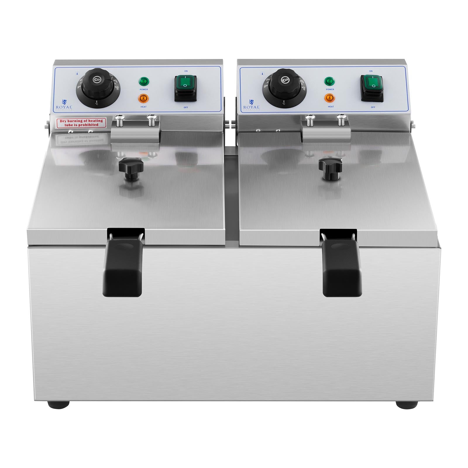 Deep Fryers – Electric catering double fryer 230 V 2 - Carlat