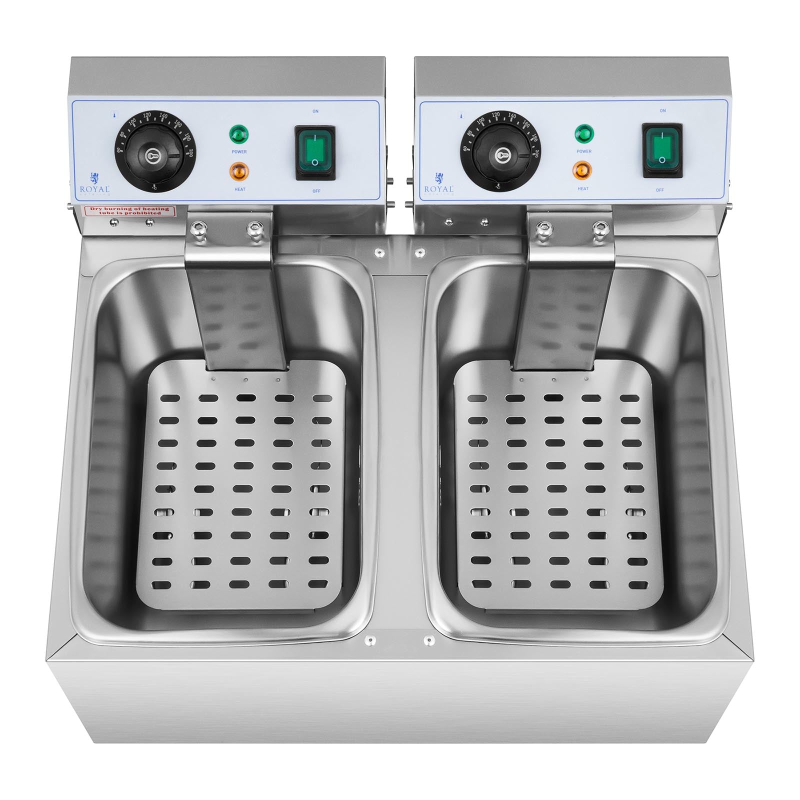 Deep Fryers – Electric catering double fryer 230 V 2 - Carlat