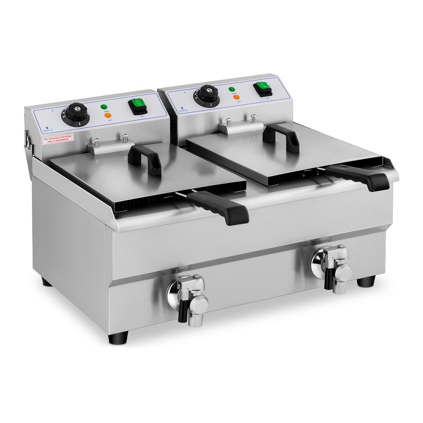 Deep Fryers – Electric catering double fryer 230 V 2 - Carlat