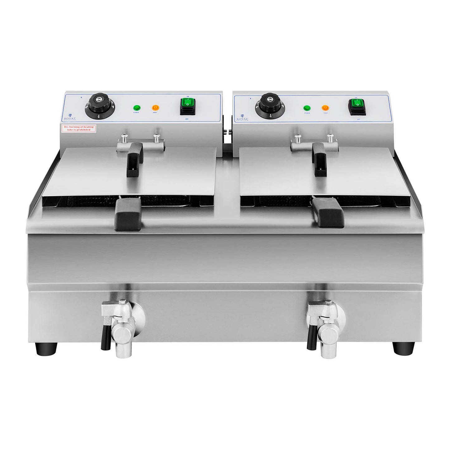 Deep Fryers – Electric catering double fryer 230 V 2 - Carlat