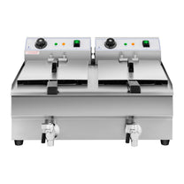 Deep Fryers – Electric catering double fryer 230 V 2 - Carlat