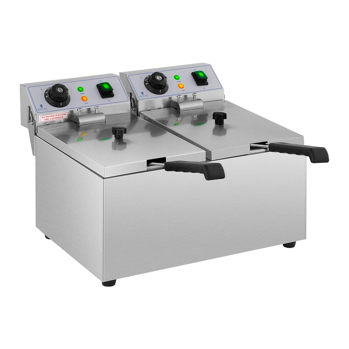Deep Fryers – Electric catering double fryer 230 V