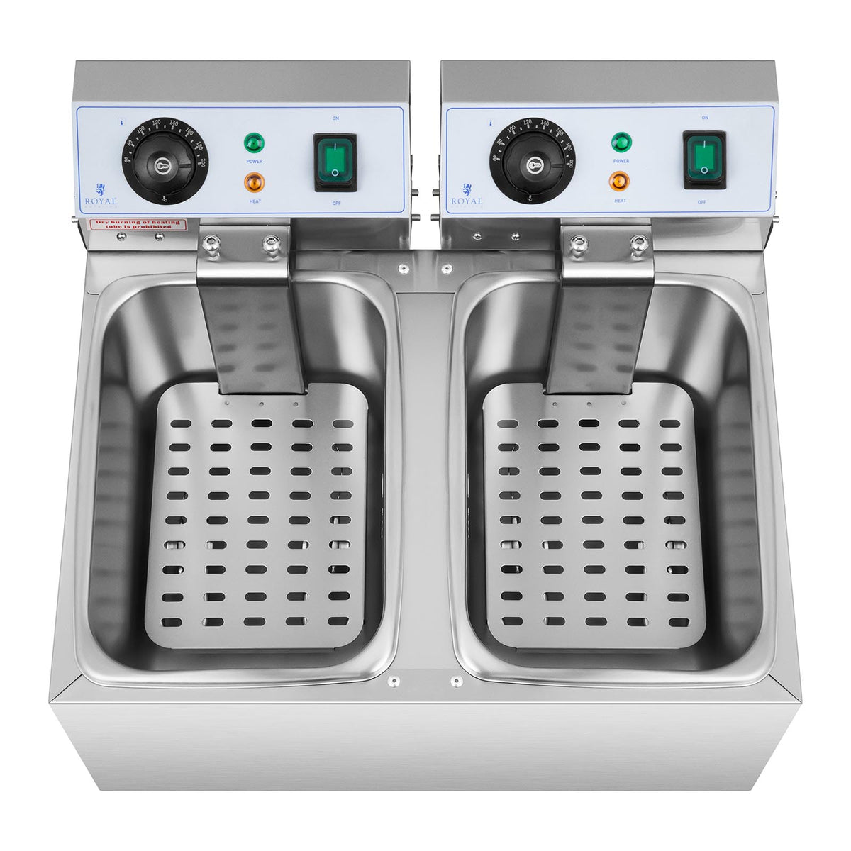 Deep Fryers – Electric catering double fryer 230 V