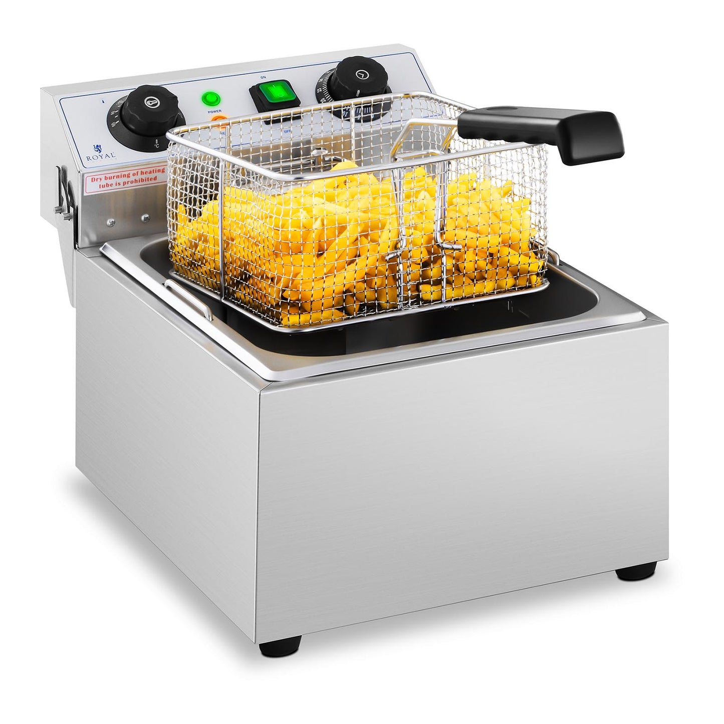 Deep Fryers – Electric catering fryer TIMER 230 V 3200W - Carlat