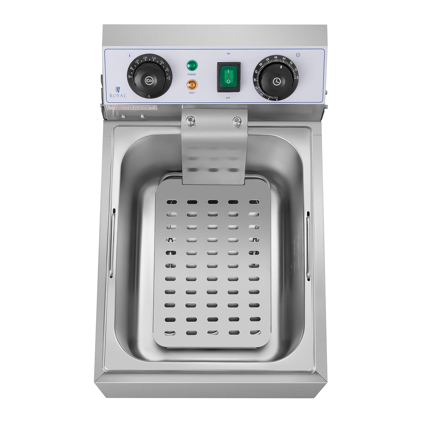 Deep Fryers – Electric catering fryer TIMER 230 V 3200W - Carlat
