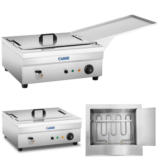Deep Fryers – Fish donut fryer with drip tray 3200W - Carlat