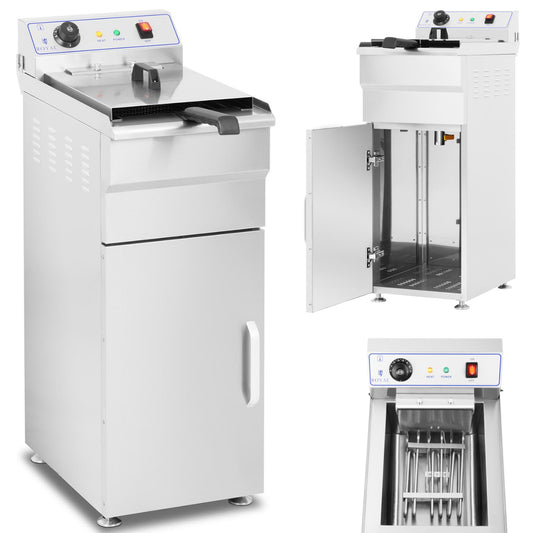 Deep Fryers – Free-standing electric fryer on a cabinet, 400V - Carlat