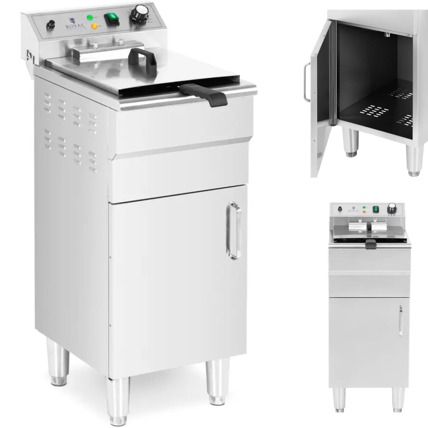 Deep Fryers – Free-standing electric fryer with cabinet 400 V - Carlat