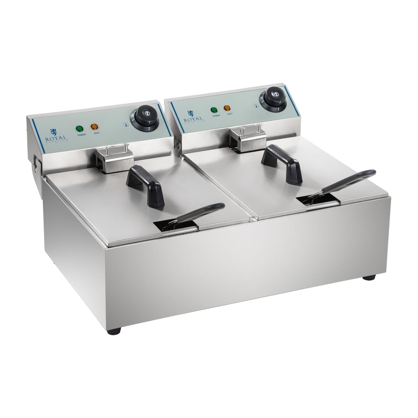 Deep Fryers – Frytownica elektryczna podwójna 2x5L - Carlat