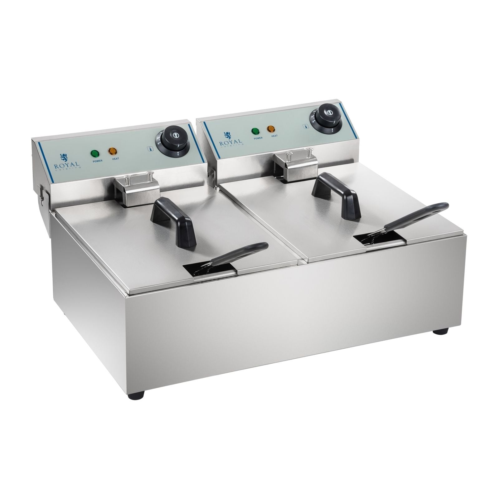 Deep Fryers – Frytownica elektryczna podwójna 2x5L - Carlat