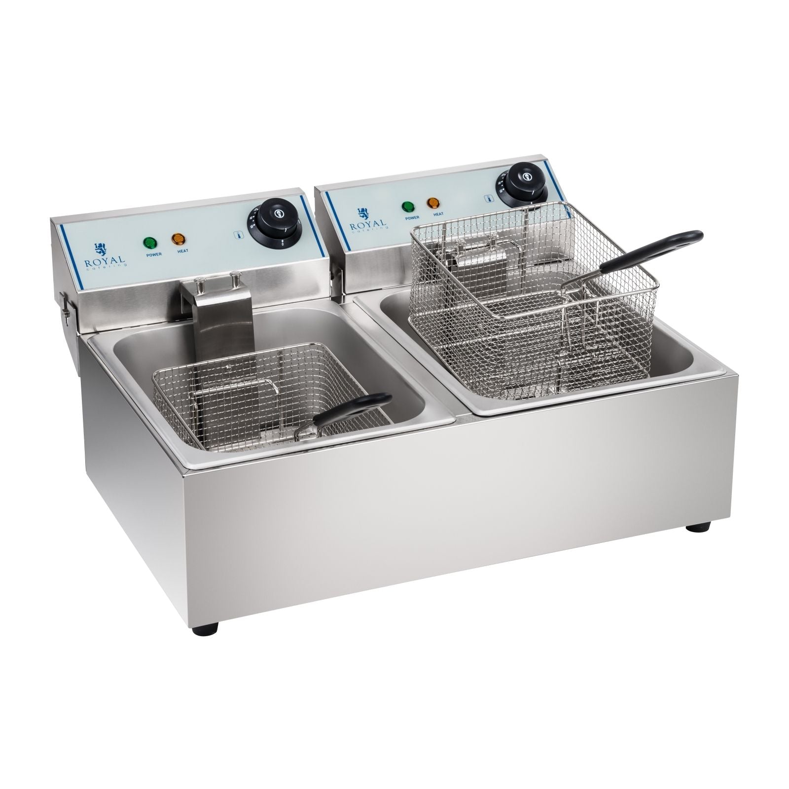 Deep Fryers – Frytownica elektryczna podwójna 2x5L - Carlat