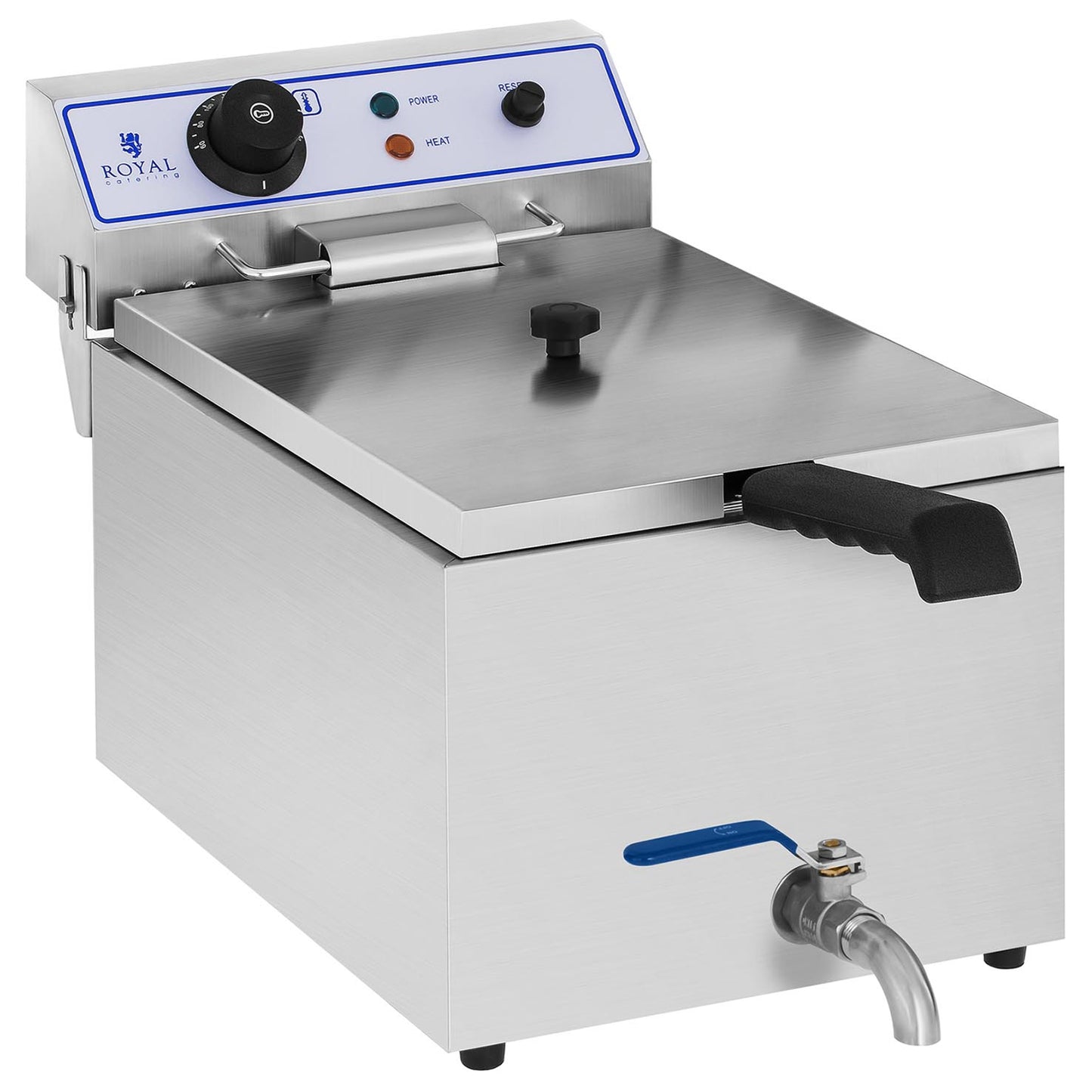 Deep Fryers – Professional fish fryer with tap 3000W 17L - Carlat