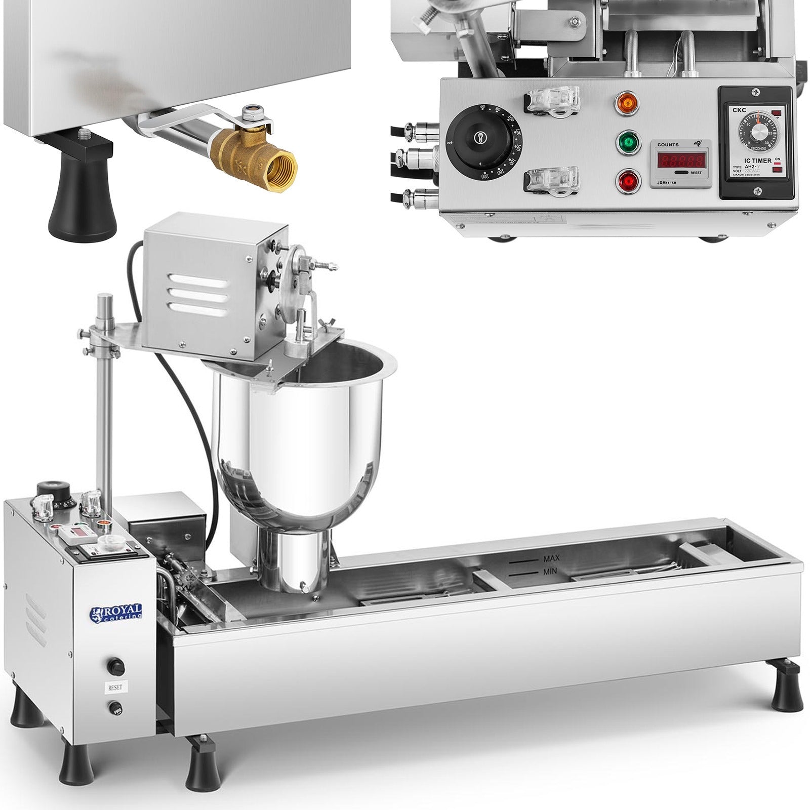 Deep Fryers – Stainless steel donut donut frying machine 3 - Carlat