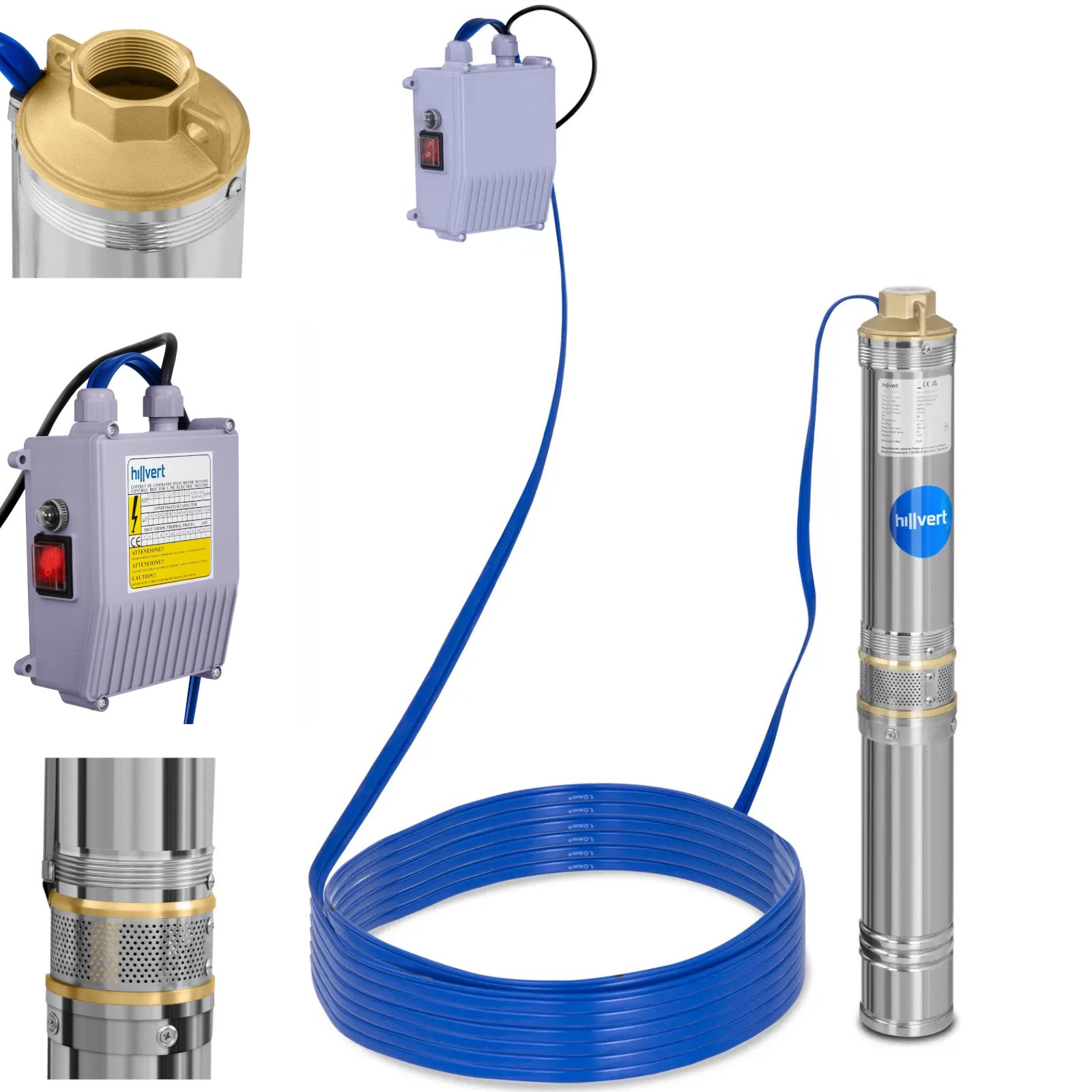 Deep-water pump for depth well 6000 L/h up to 43 m - Carlat