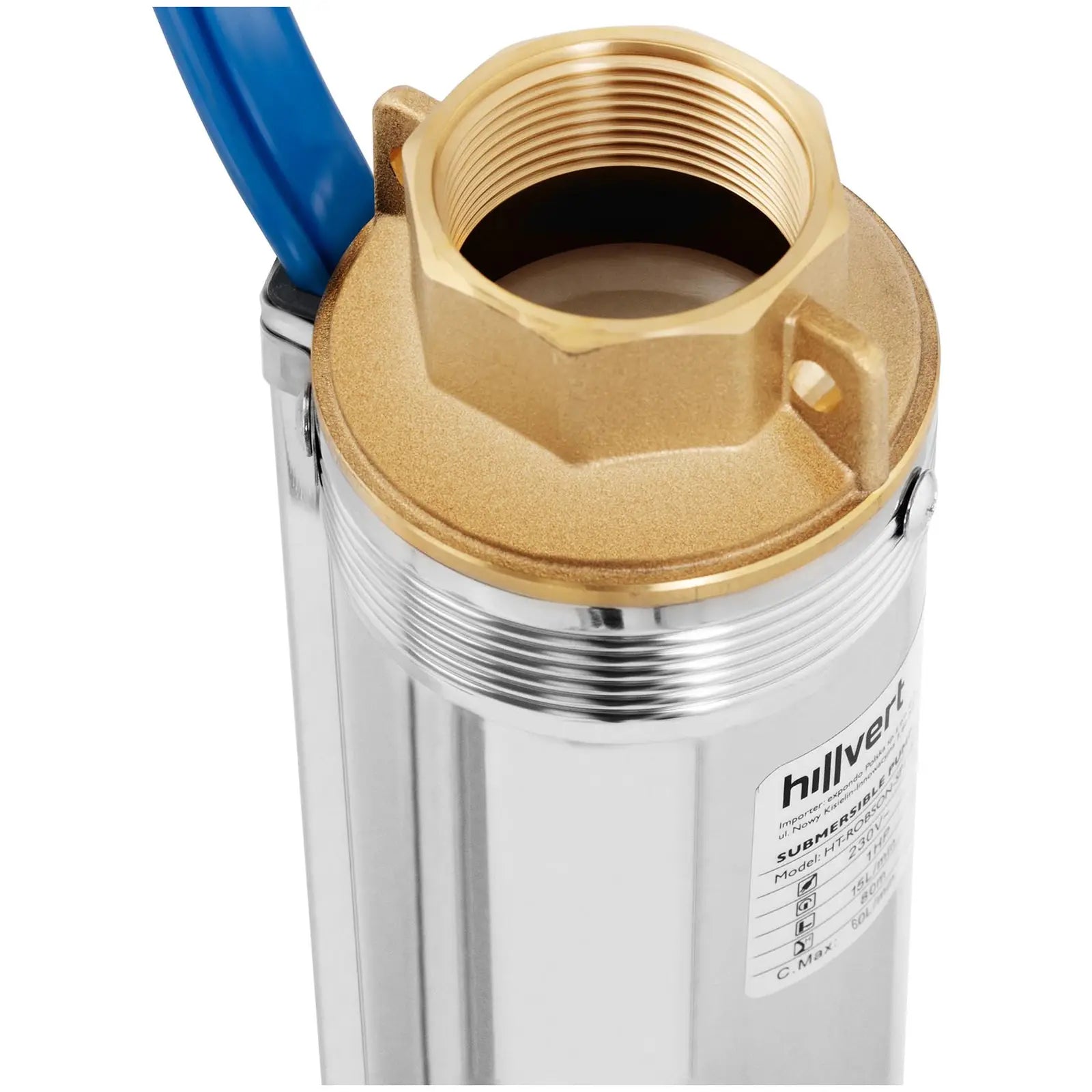 Deep-water pump for depth wells of 3600 l/h stainless steel up to 84 m - Carlat
