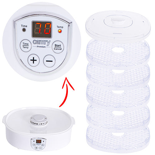 CAMRY Dehydrators for – CR 6659 Dehydrator for Mushrooms, Herbs, and Food – image 4