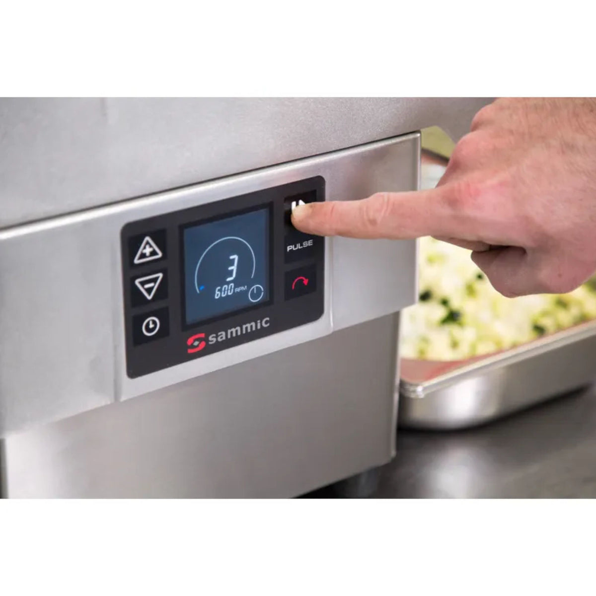 Deli Slicers – Electric vegetable slicer with graphic panel 5 - Carlat