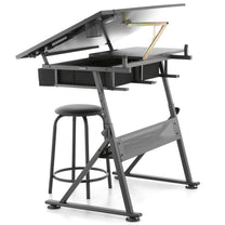 Desktop Computers – Desk, drawing table with drawers and a - Carlat