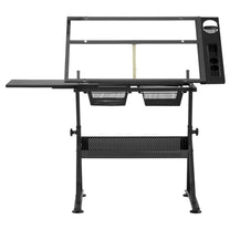 Desktop Computers – Desk, glass drawing table with drawers for - Carlat