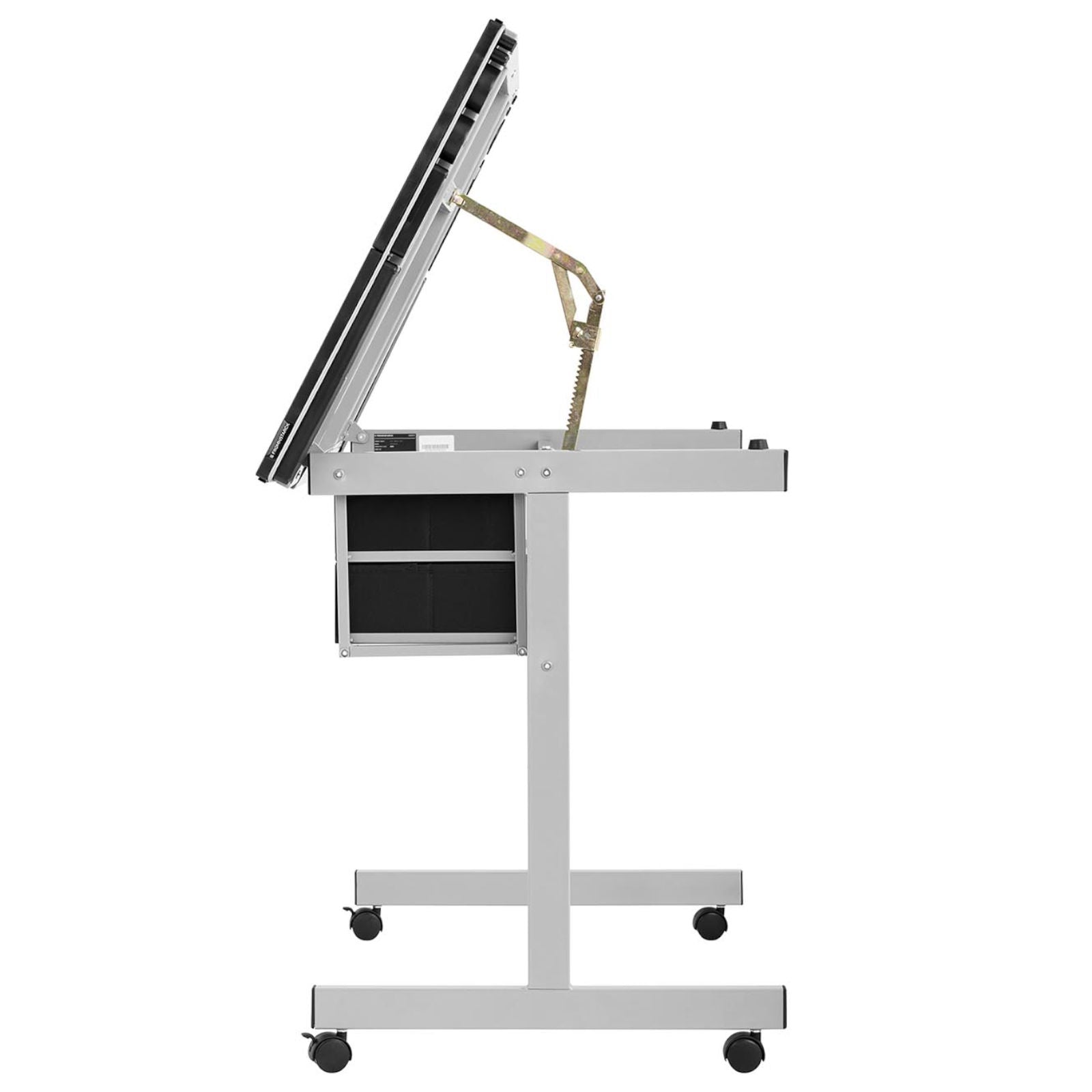 Desktop Computers – Desk, mobile glass drawing table with drawers - Carlat