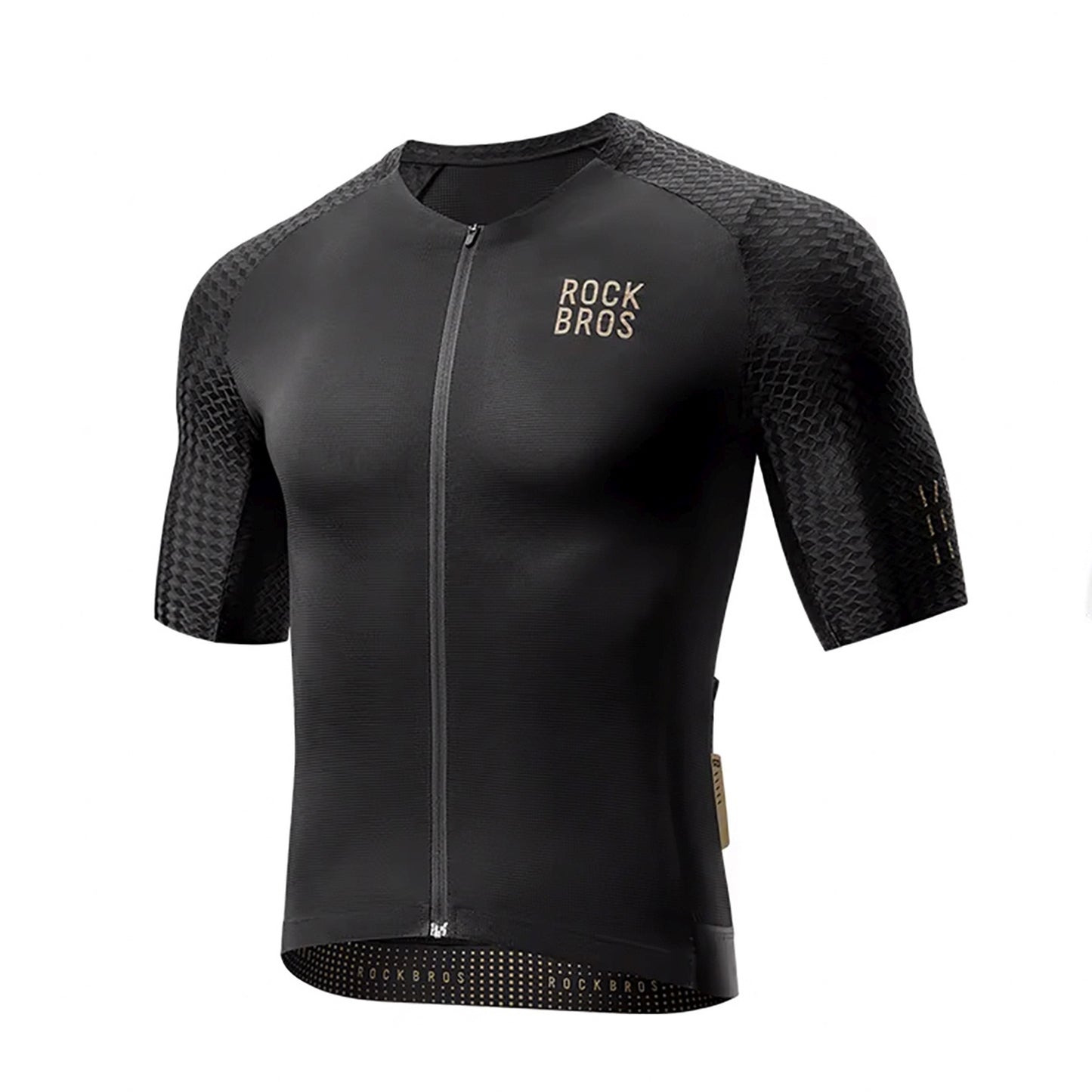 Diamond short-sleeved cycling jersey, size XL - black - Carlat