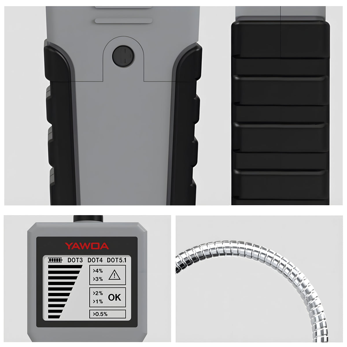 Digital LCD Brake Fluid Tester (DOT 3, 4, 5) with Probe - M097 - Carlat