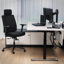 Dining Chairs – Chair, ergonomic swivel office chair with headrest, - Carlat