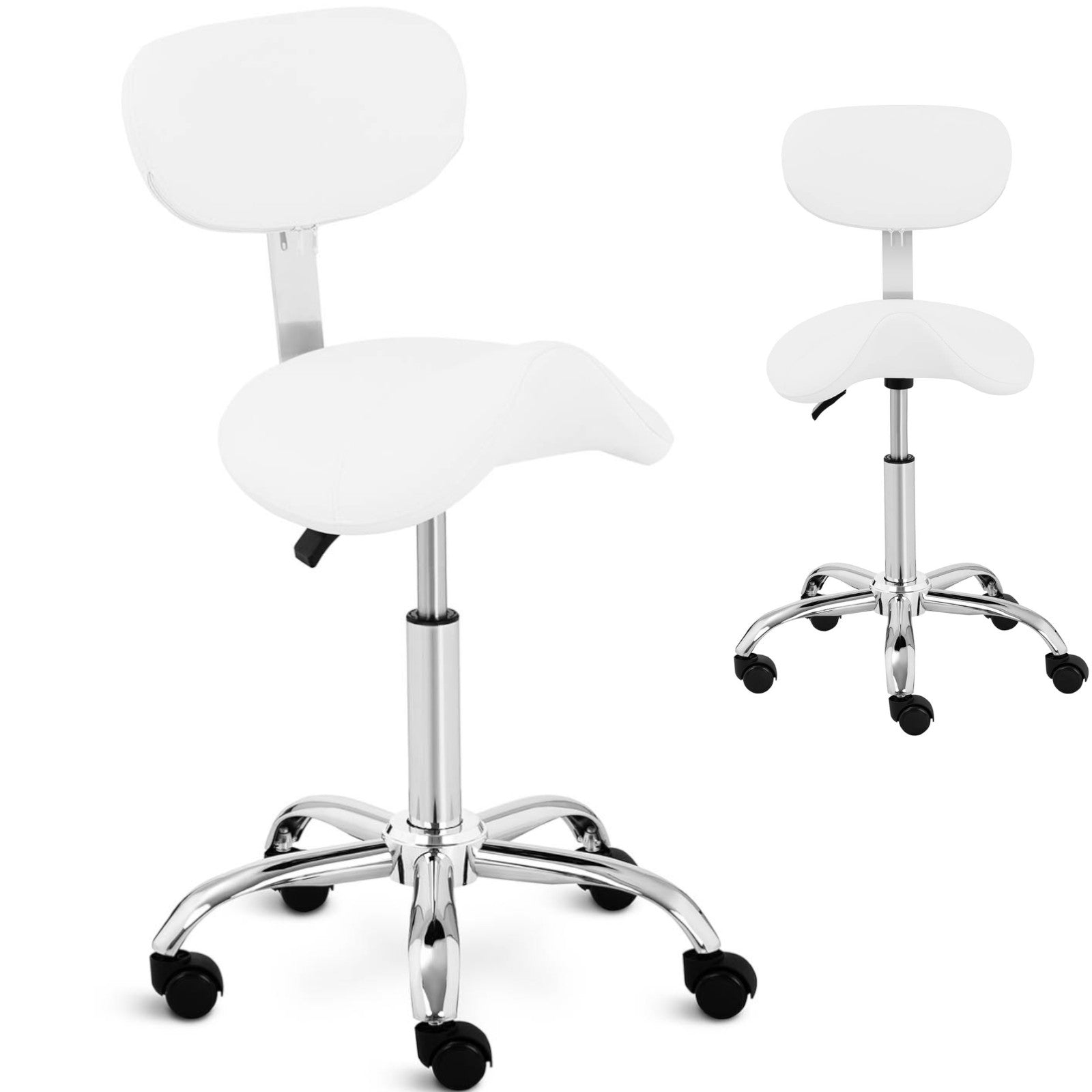 Dining Chairs – Hamburg cosmetic saddle chair on wheels up - Carlat