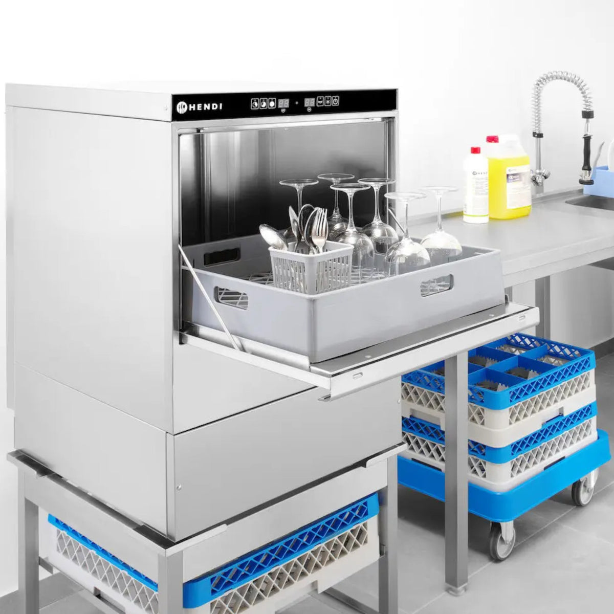 Dishwashers – Bar glass dishwasher + dispenser + pump basket - Carlat