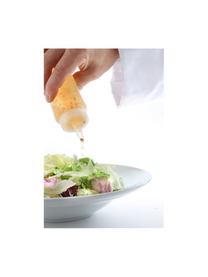 Dispenser container for cold sauces 0.35l. transparent - Hendi 557822 - Carlat