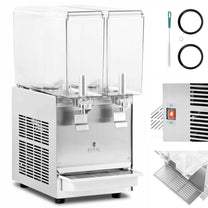 Dispenser cooling dispenser for double drink juices 2 x 10 l 290 W - Carlat