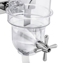Dispenser for rice cereal candy transparent triple 10.5 l - Carlat
