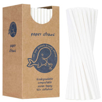 Disposable Tableware – BIO ecological paper straws PAPER STRAWS 6/205mm - Carlat