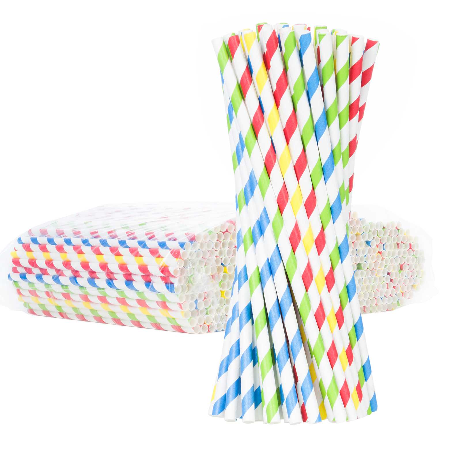 Disposable Tableware – BIO ecological paper straws PAPER STRAWS 6/205mm - Carlat
