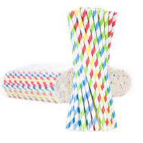 Disposable Tableware – BIO ecological paper straws PAPER STRAWS 6/205mm - Carlat
