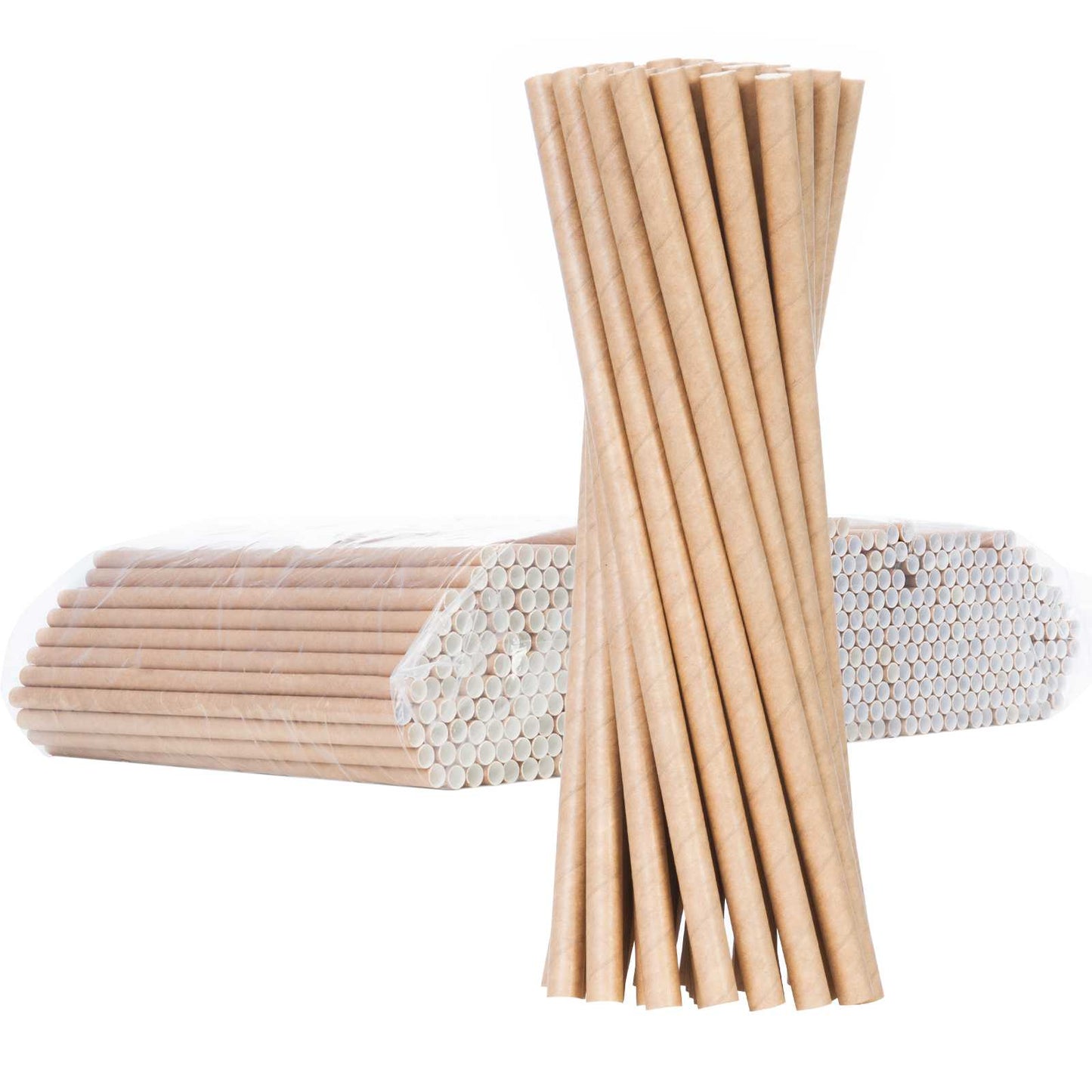 Disposable Tableware – BIO ecological paper straws PAPER STRAWS thick - Carlat