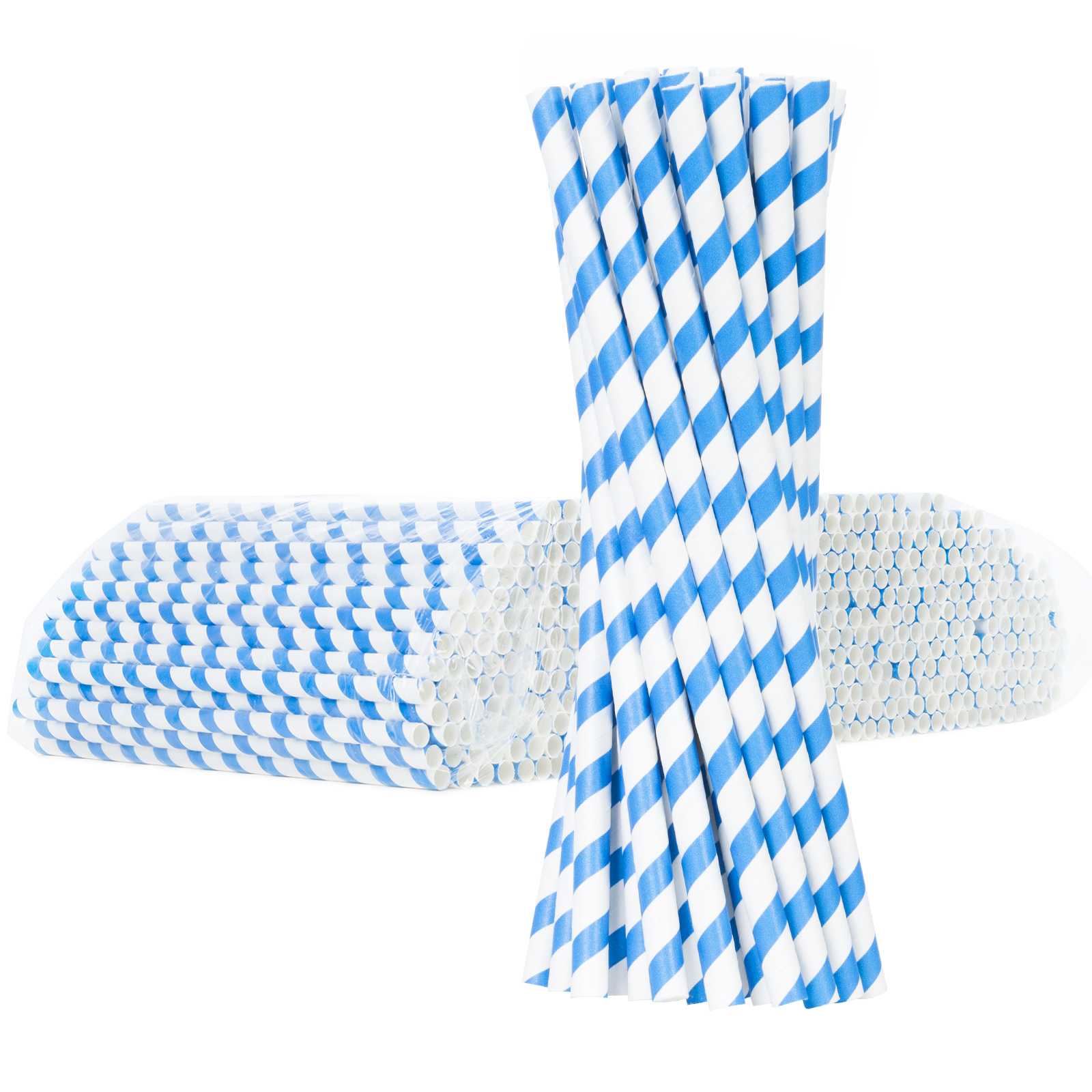 Disposable Tableware – BIO ecological paper straws PAPER STRAWS thick - Carlat