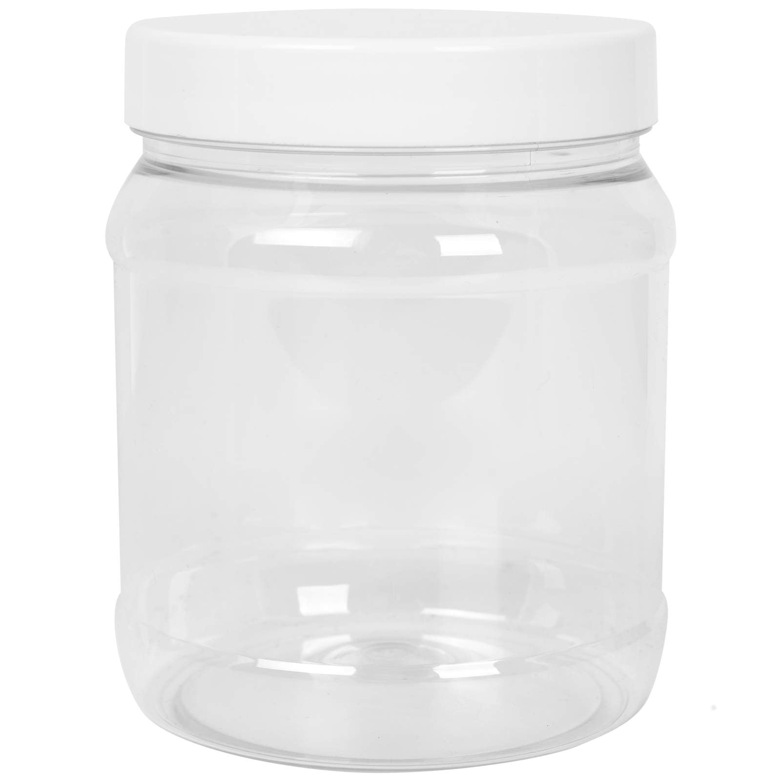 Disposable Tableware – Round jar with lid, thread 100/400, transparent, - Carlat