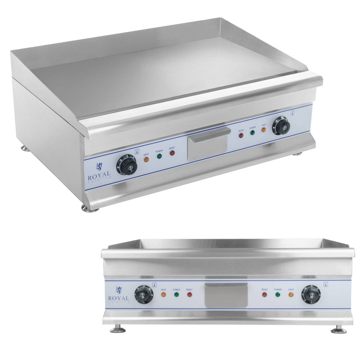 Double grill, electric grill plate, 60 cm - Carlat