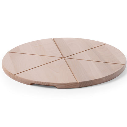 Pizzaschneidebrett Holz 35cm - Hendi 505557