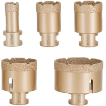 Drills – Diamond hole saws for angle grinders 20/35/40/50/68 115 - Carlat
