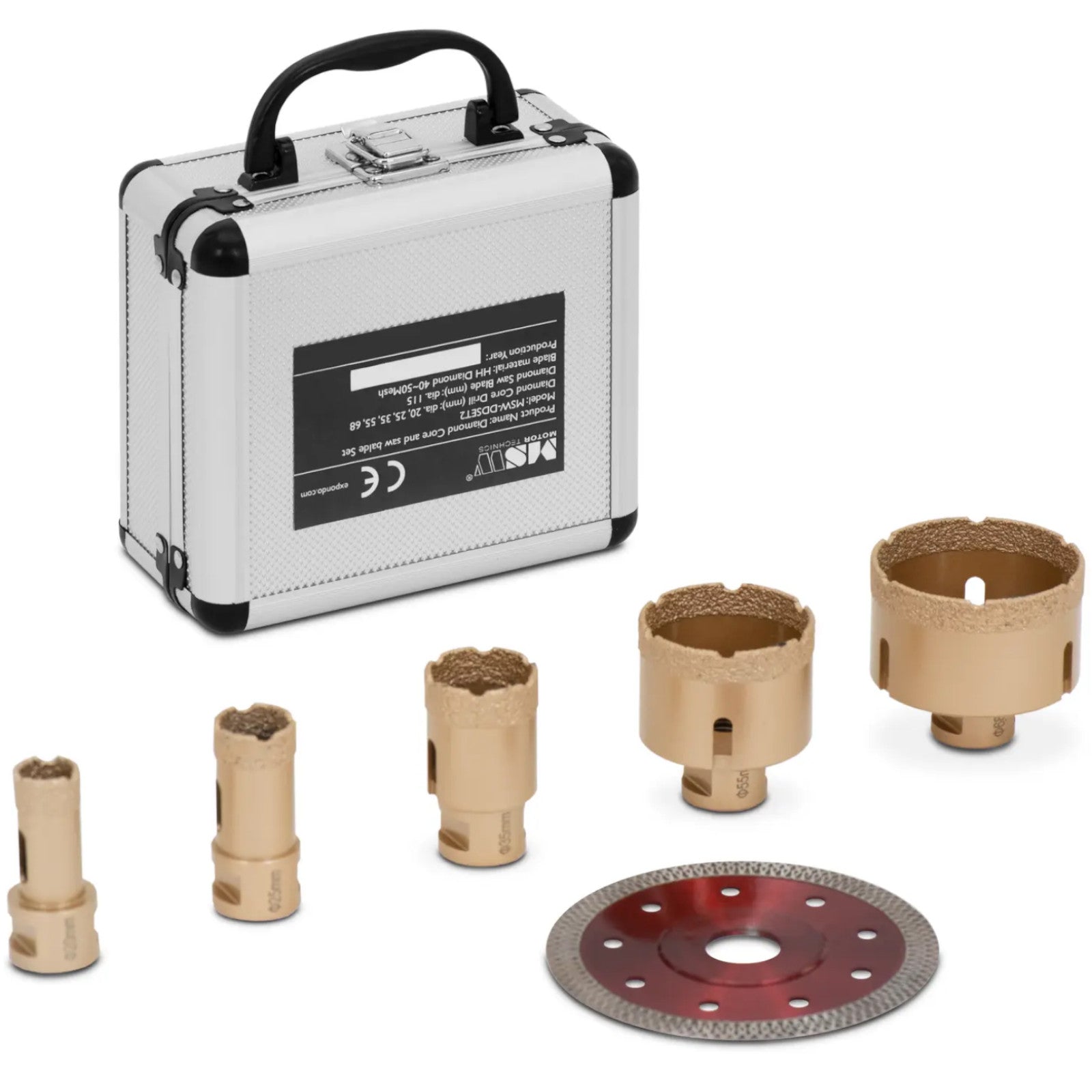 Drills – Diamond hole saws for angle grinders 20/35/40/50/68 115 - Carlat