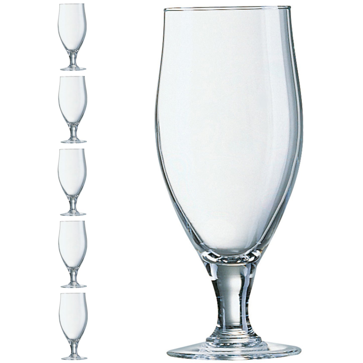 Drinkware – Arcoroc POKAL CERVOISE beer water glass on a - Carlat