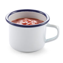 Drinkware – Enameled mug with handle, white, 520 ml Hendi - Carlat