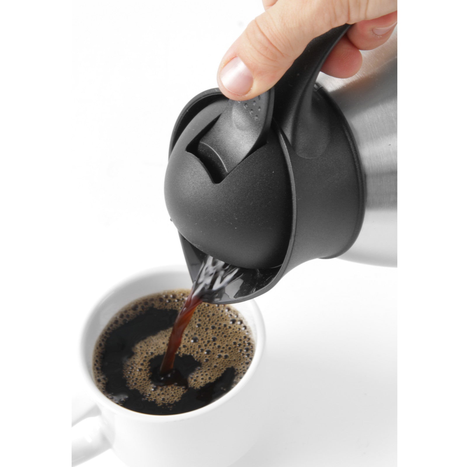 Drinkware – Thermal catering coffee jug, steel, double walls, steel - Carlat