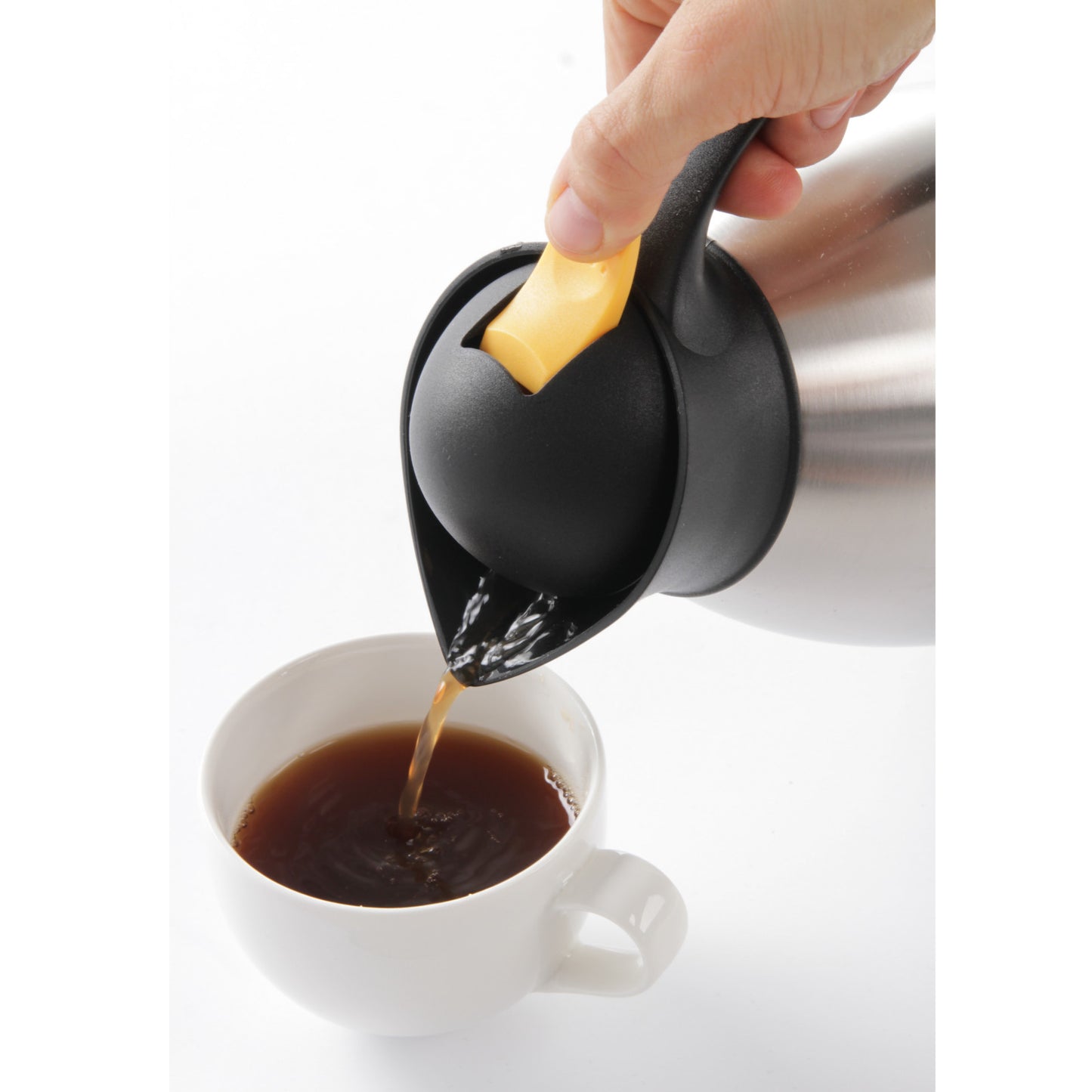 Drinkware – Thermos catering tea jug, steel, double walls, steel - Carlat