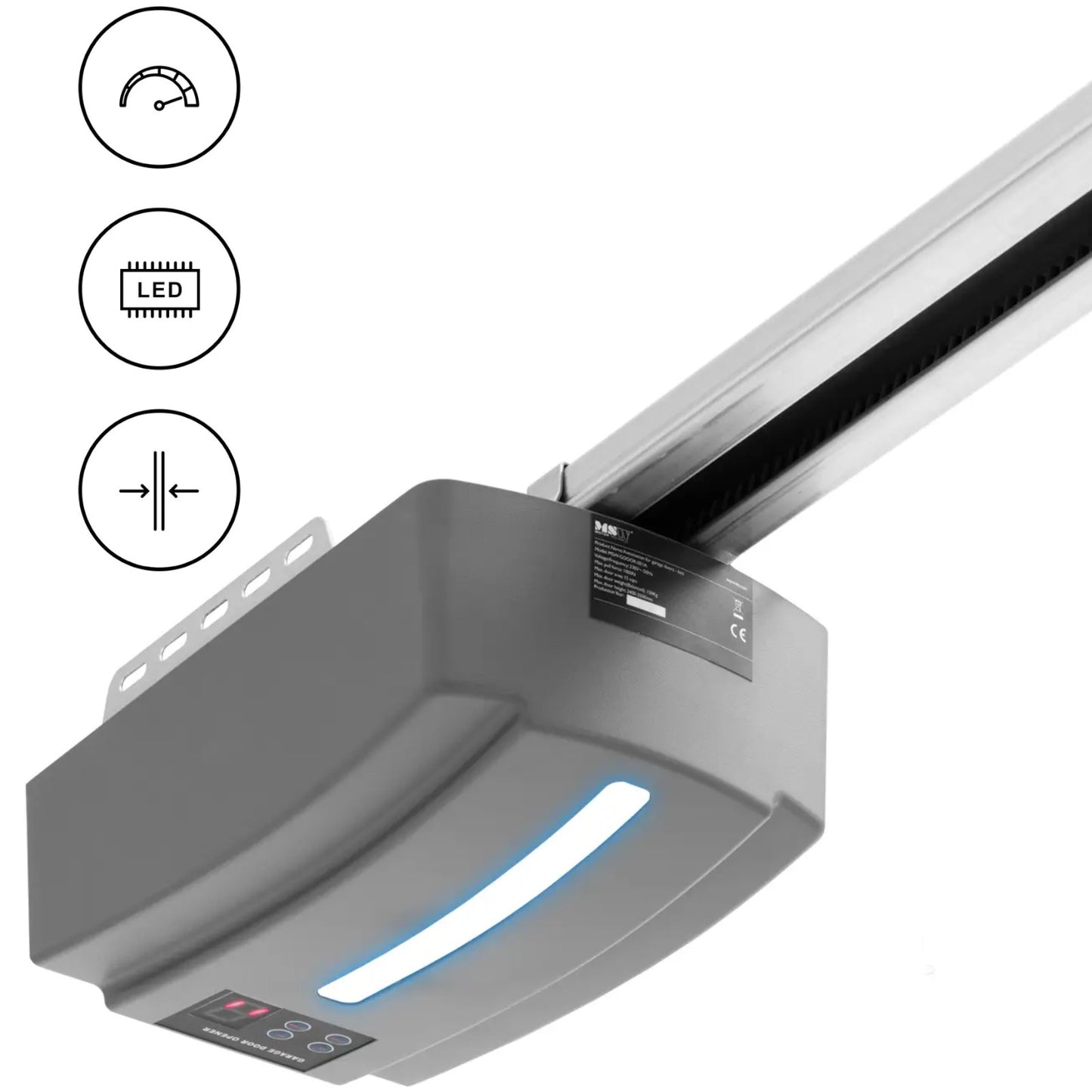 Drive mechanism for garage doors up to 180 kg / 18 m2 1200 N - Carlat
